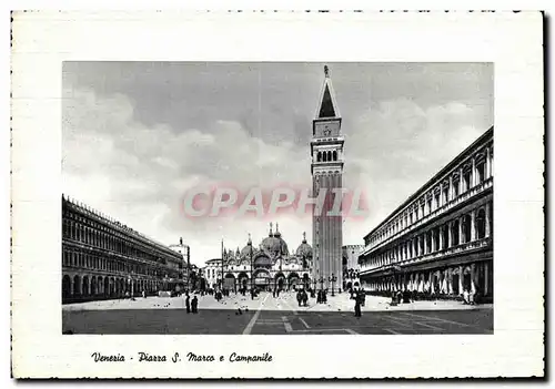 Cartes postales Venezia Piazza S Marco e Campanile