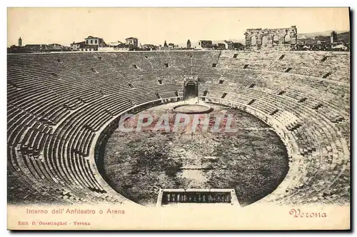 Cartes postales Verona Interno dell Anfiteatro Arena