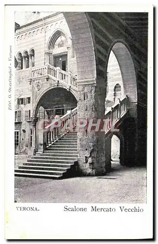 Cartes postales Verona Scalone Mercato Vecchio