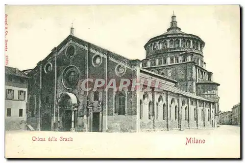 Cartes postales Milano Chiesa Delle Grazie