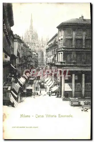 Cartes postales Milano Corso Vittorio Emanuele