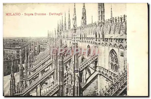 Cartes postales Milano Sopra Duomo Dettagli