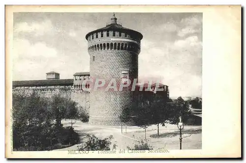 Ansichtskarte AK Milano Torrione del Castello Sforzesco