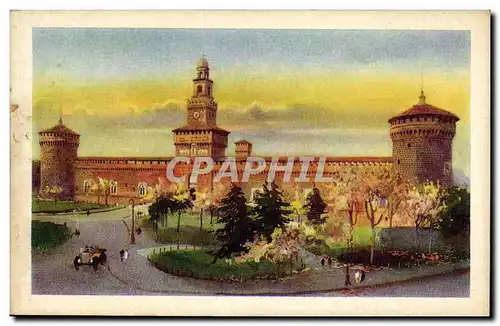 Cartes postales Milano Castello Sforzesco