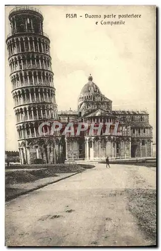 Cartes postales Pisa Duomo Parte Posteriore el Campanile