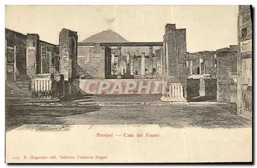 Ansichtskarte AK Pompei Casa del Fauno