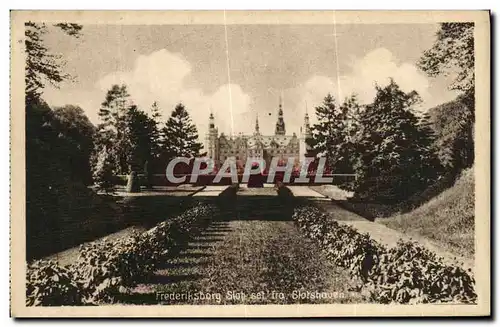 Cartes postales Frederiksborg Slot set fra Slotshaven