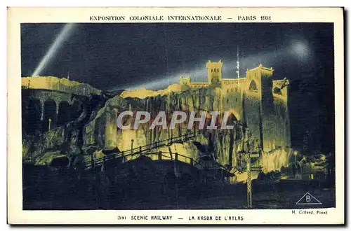 Cartes postales Exposition Colonlale Internationale Paris 1931 La Kasba de l atlas