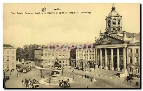 Cartes postales Bruxelles Place Royale