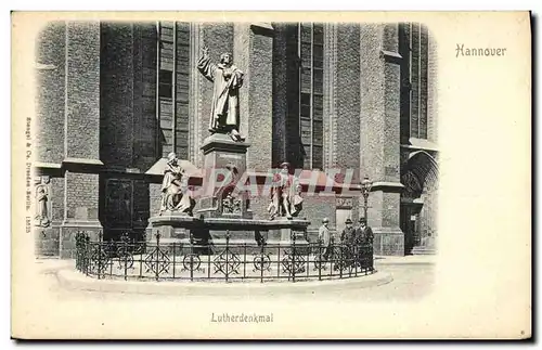 Cartes postales Hanover Lutherdenkmal