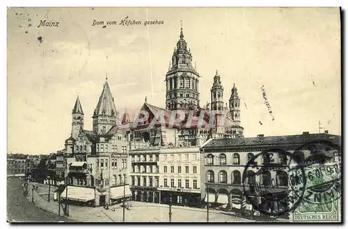 Cartes postales Mainz Dom vom Hofchen gesehen