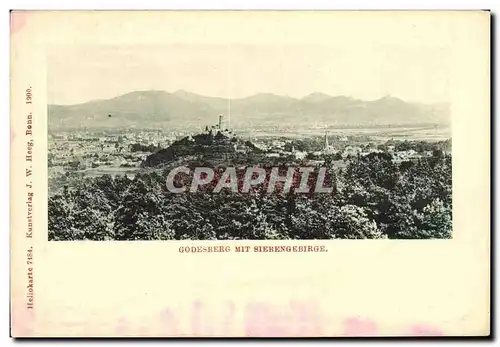 Cartes postales Godesberg Mit Siebengebirge