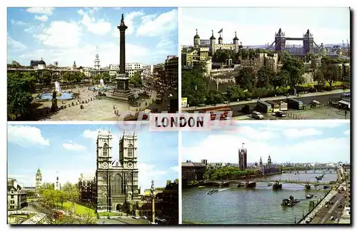 Cartes postales moderne Trafalgar Square The Tower and Tower Brige