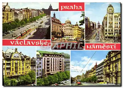 Cartes postales moderne Praha V�clavske N�m?st� Tchequie