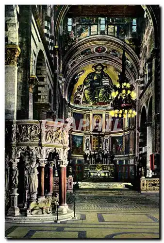 Cartes postales moderne Pisa Interior de la Catedral Particular