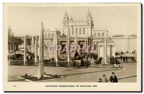 Ansichtskarte AK Exposici�n Internacional de Barcelona 1929 Jeux d eaux