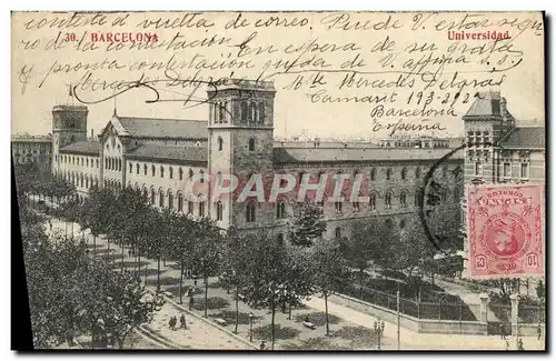 Cartes postales Barcelona Universidad