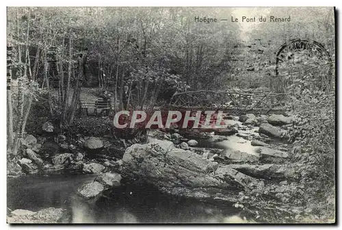 Ansichtskarte AK Hoegne Le Pont du Renaed