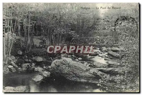 Cartes postales Hoegne Le Pont du Renaed