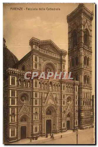 Cartes postales Firenze Facciata della Cattedrale