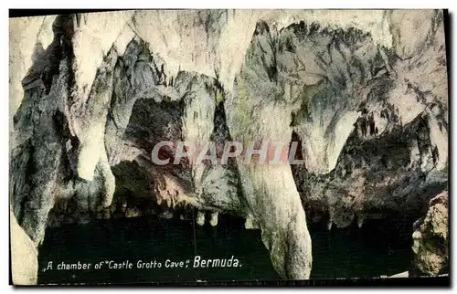 Cartes postales A chamber of castle Grotte Cave Bermuda