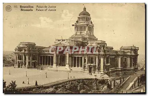 Cartes postales Bruxelles palais de justice