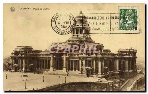 Cartes postales Bruxelles Palais de Justice