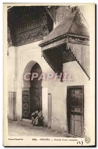 Cartes postales Meknes Entree d une Mosquee