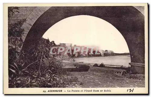 Cartes postales Azemmour La Pointe et l Ouem er Rebia