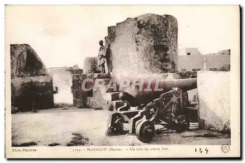 Cartes postales Mazagan Un coin du vieux fort