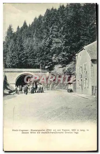 Cartes postales Hoch Vogesen Bussangsallel mit Tunnel