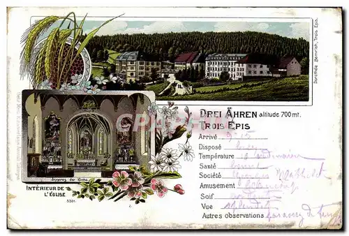 Cartes postales Drei Ahren altitude Trois Epis