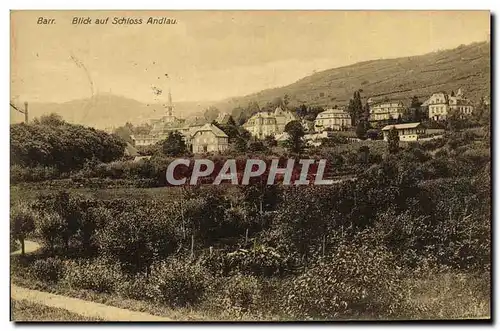 Cartes postales Barr Blick auf Schloss Andlau