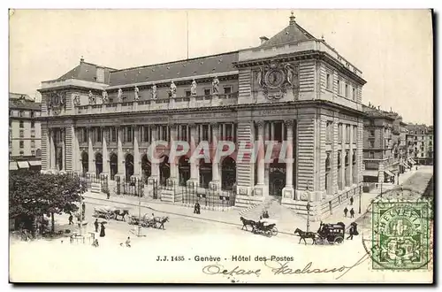 Cartes postales Geneve Hotel des Postes