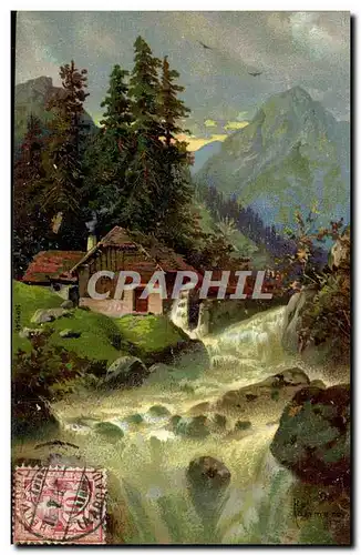 Cartes postales Suisse Maison au bord de l eau