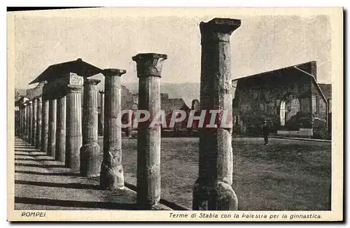 Ansichtskarte AK Pompei Terme di Stabia Con la Palesura per la ginnastica