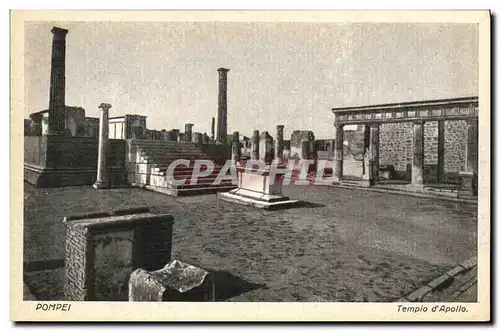 Cartes postales Pompei Tempio d Apollo