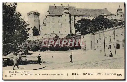 Ansichtskarte AK Cracovie Le Vieux Chateau Fort Pologne