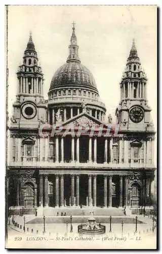 Cartes postales London St Paul s Cathedral