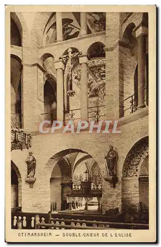 Cartes postales Ottmarsheim Double Choeur De L Eglise