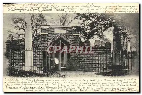 Cartes postales Washington s tomb Mount Vernon