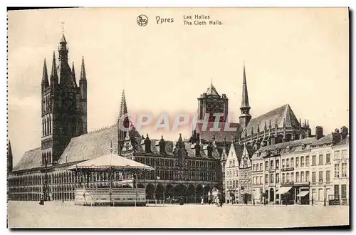 Cartes postales Ypres Les Halles
