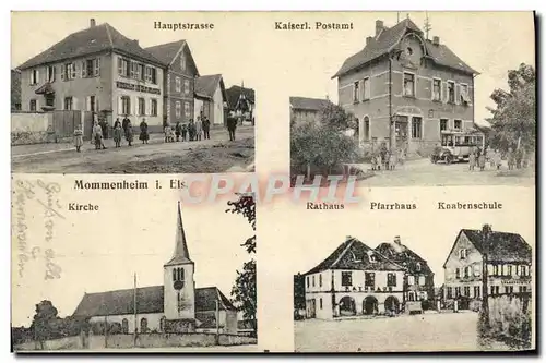 Cartes postales Mommenheim i Els Kirche Rathaus