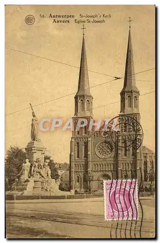 Cartes postales Anvers Eglise St Joseph