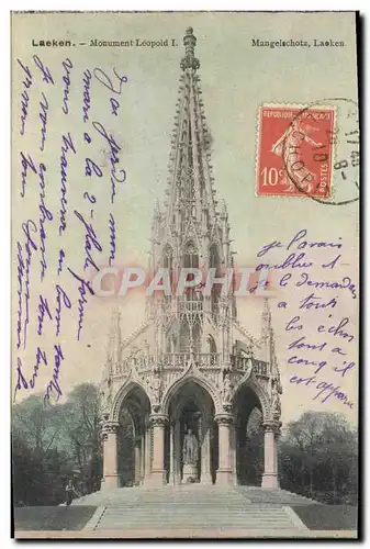 Cartes postales Laeken Monument Leopold I