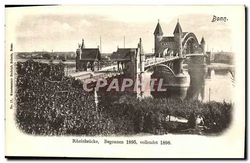 Cartes postales Bonn Rheinbrucke