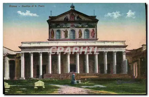 Cartes postales Roma Basilica di S Paolo