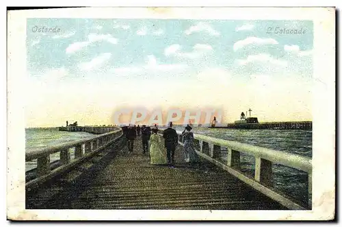 Cartes postales Ostende L estacade