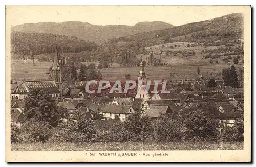 Cartes postales Woerth Sauer Vue Generale