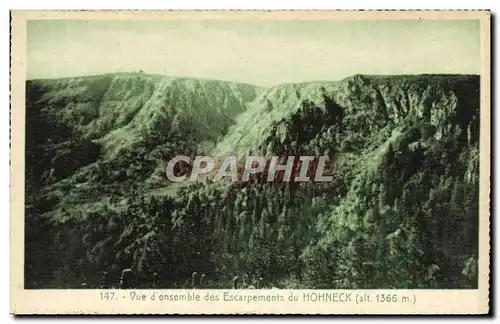 Cartes postales Vue d Ensemble des Escarpements du Hohneck